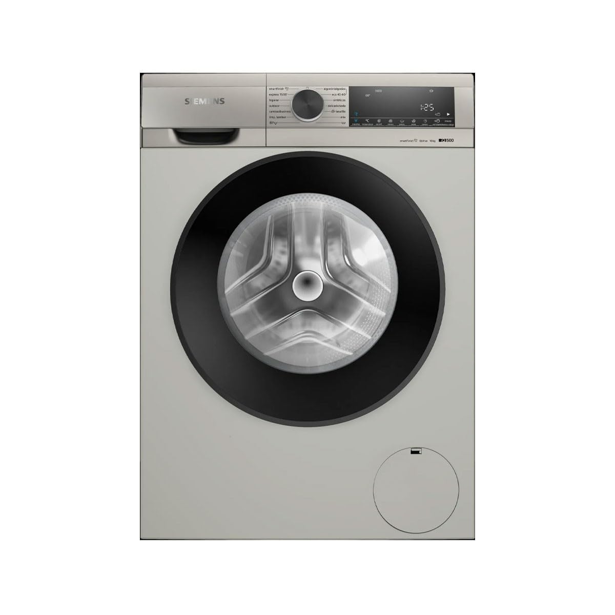 SIEMENS Lavadora WG56G2ZXES 10kg 1600RPM Acero Inoxidable