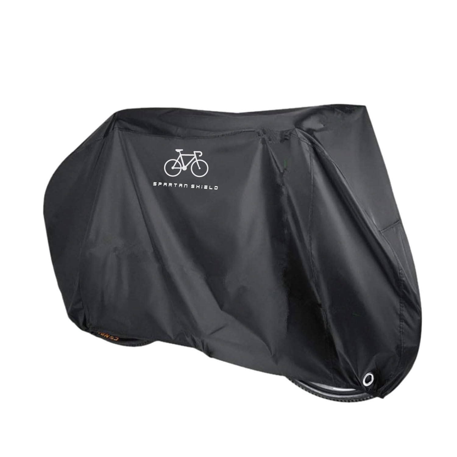 SPARTAN Waterproof Bike Cover Heavy Duty Bicycle Cover with Double stitching & Heat Sealed Seams, Protection from UV Rain Snow Dust for Mountain Road Electric Bike Hybrid Outdoor Storage (Single)