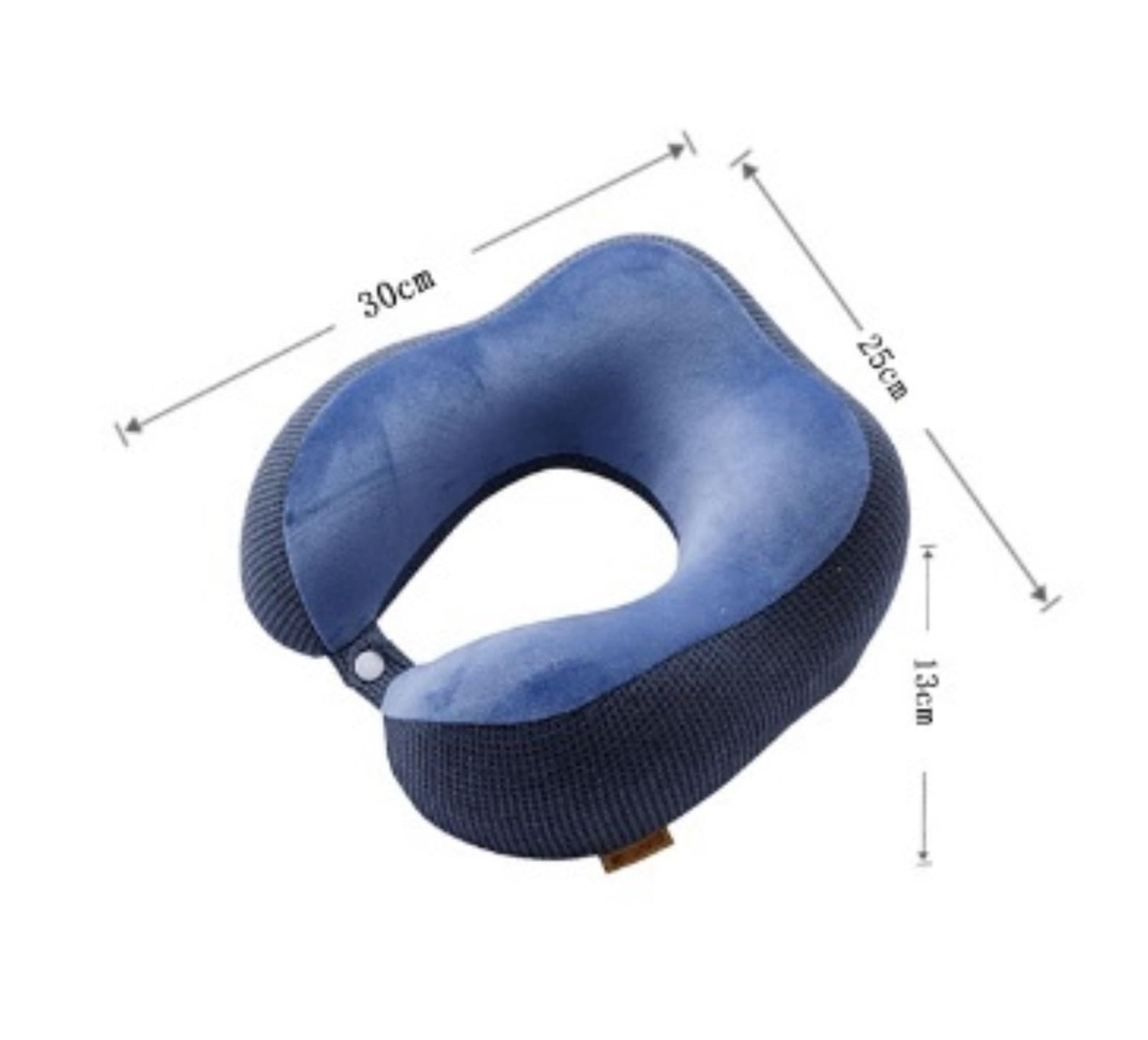 Poduszka Podróżna Poduszka Podróżna Z Pianki Memory, Materiałowa, Podróżna, Na Szyję, Zdejmowana Osłona Do Samolotu Poduszka na Kark(Blue)