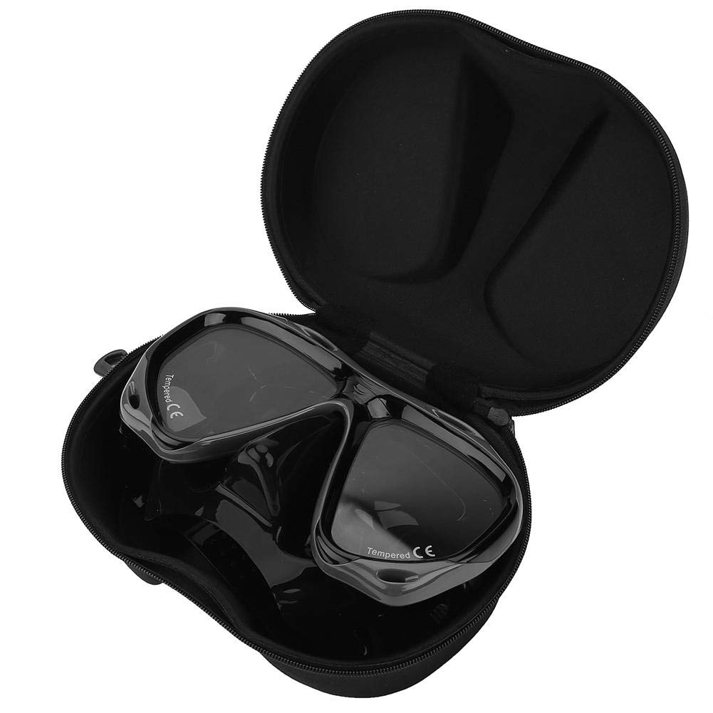Mask Holder Case,Tbest Diving Mask Case, Scuba Diving Snorkelling Mask Glasses Storage Case Box Protective Bag Pouch Container Organizer for Gopro/YI/SJCAM/SJ4000 Diving Masks Glasses - Black