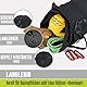 Arborist-Seiltasche, 35L Baumkletter-Seilsack, Baumpflege-Ausrüstungs-Eimer-Rucksack, Arborist-Baumklettern Ausrüstung mit Seitentaschen, Robuster Felskletter-Rucksack, Kletterausrüstung für Bäume