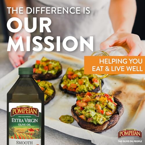 Pompeian Extra Virgin Olive Oil Variety Pack - Smooth, Robust, Naturally Gluten-Free, Non-Allergenic, Non-GMO, 68 Fl Oz (Pack of 2) - Image 7