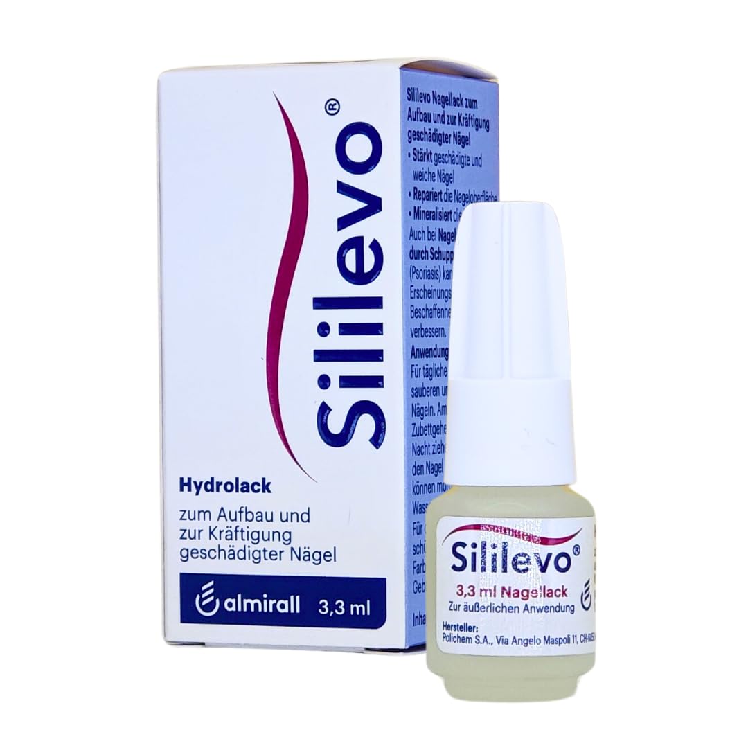 Nagellack 2x 3,3 ml I Aufbau und Kräftigung geschädigter Nägel I Medizinischer Nagelstärker I Nagelspliss, Nagelbruch und Nagelpsoriasis I Spar-Set plus Pharma Perle give-away