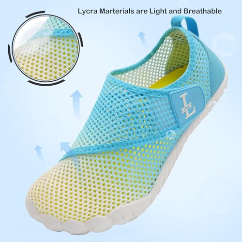 Image of L-RUN Hike Footwear Barefoot Womens Water Sports Shoes for Swimming Surfing Diving White M US (Women 6.5, Men 5)=EU37