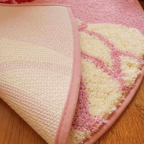Tapis de bain rose de qualité supérieure doux et ultra absorbant - 5
