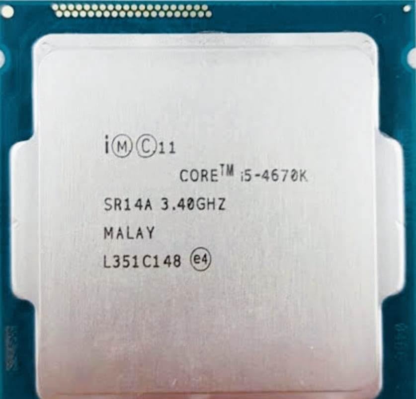 Core i5 4670K Processor 3.4GHz 6MB Socket LGA 1150 Quad-Core CPU