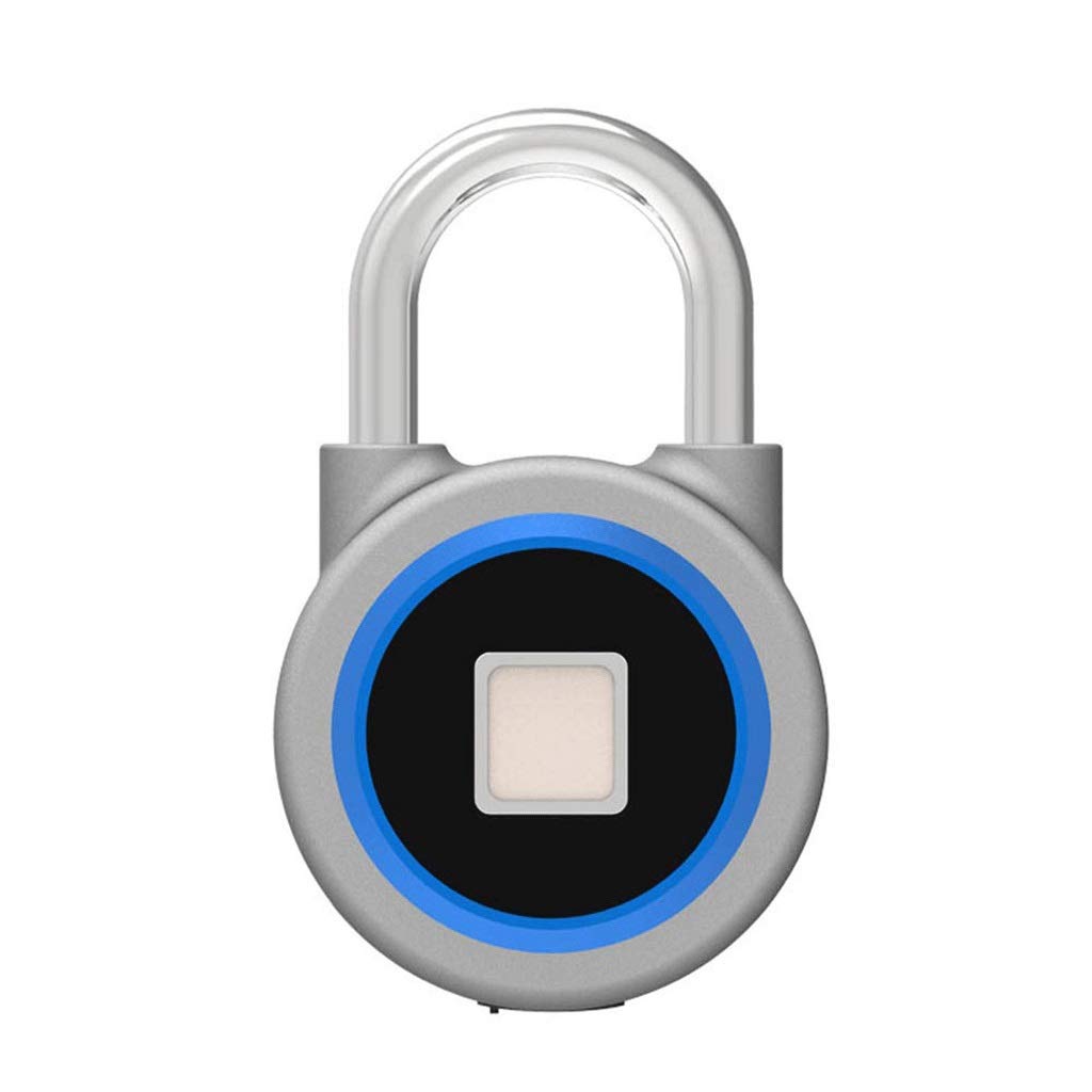 Kłódka na odcisk palca, blokada Bluetooth, aplikacja, wodoodporność IP65, kłódka z funkcją biometryczną bez klucza Odpowiednia do siłowni, sportu, szkoły, szafki, garażu i przechowywania (A)