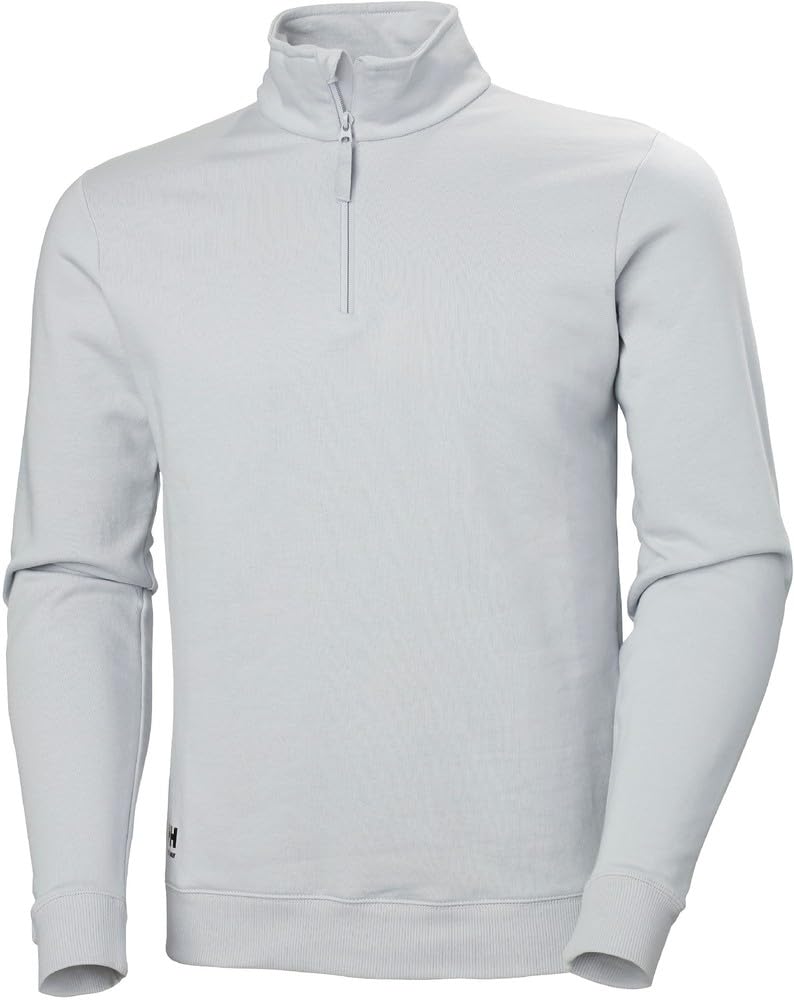 Helly Hansen Workwear Classic Half Zip Sweatshirt (Grey Fog)  (Medium) from B&Q