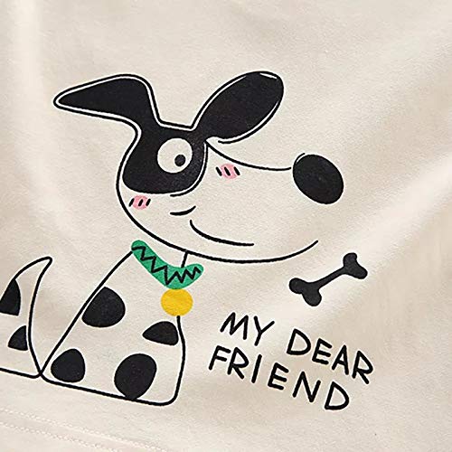 Image of Baby Boy Collar Long Sleeves Cartoon Print Tshirt Jeans