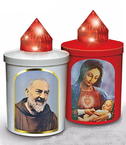 HAC24 Candele Da Cimitero Rosse – Confezione Da 100 Pezzi, Bruciatori Continui N.24, Durata 24 Ore, Altezza 5,5 Cm