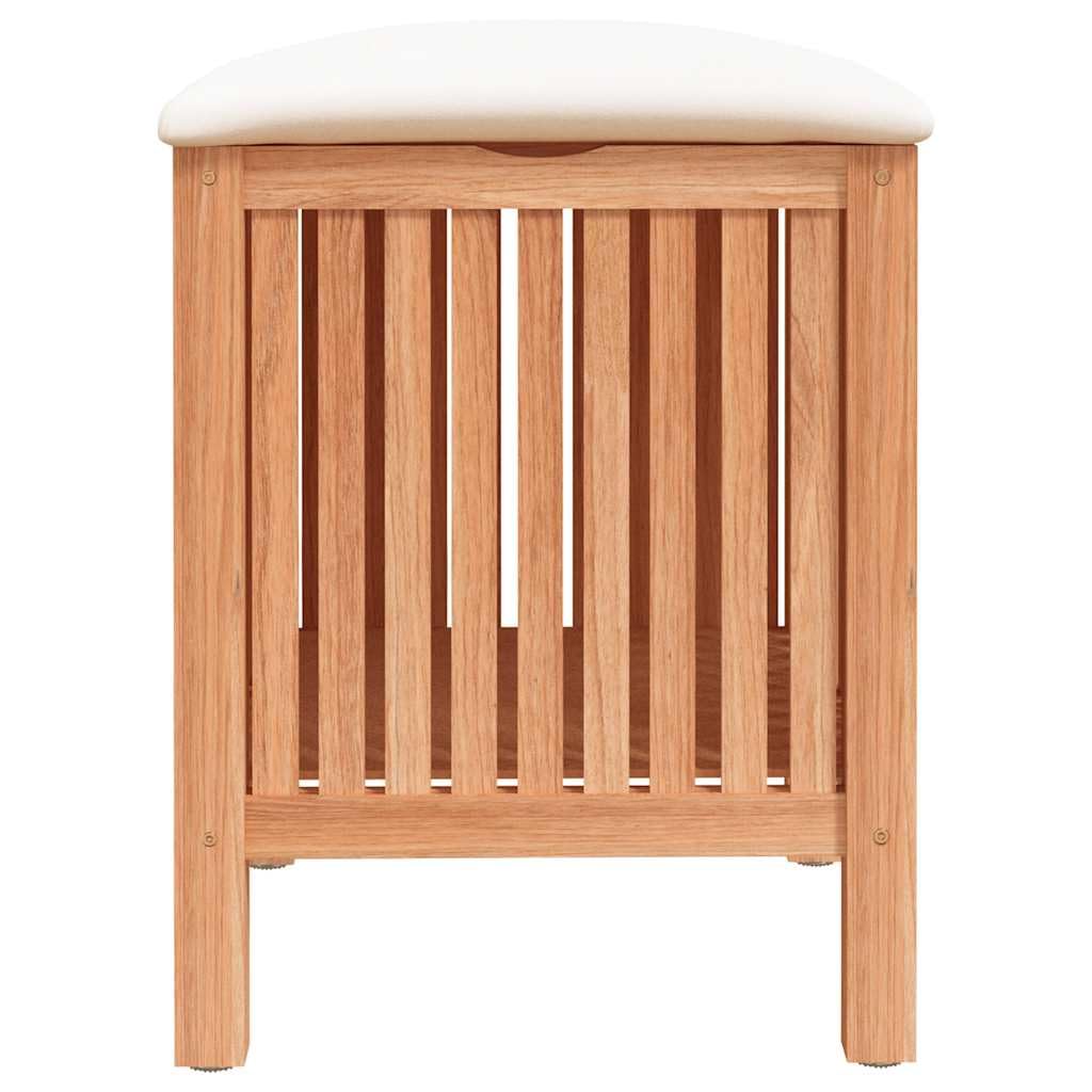 Taburete de baño Madera Maciza de Nogal 40,5x40x52 cm,Casa y jardín,Productos del hogar,Productos para Lavado de Ropa,Cestas para Ropa,5.05kg-350351