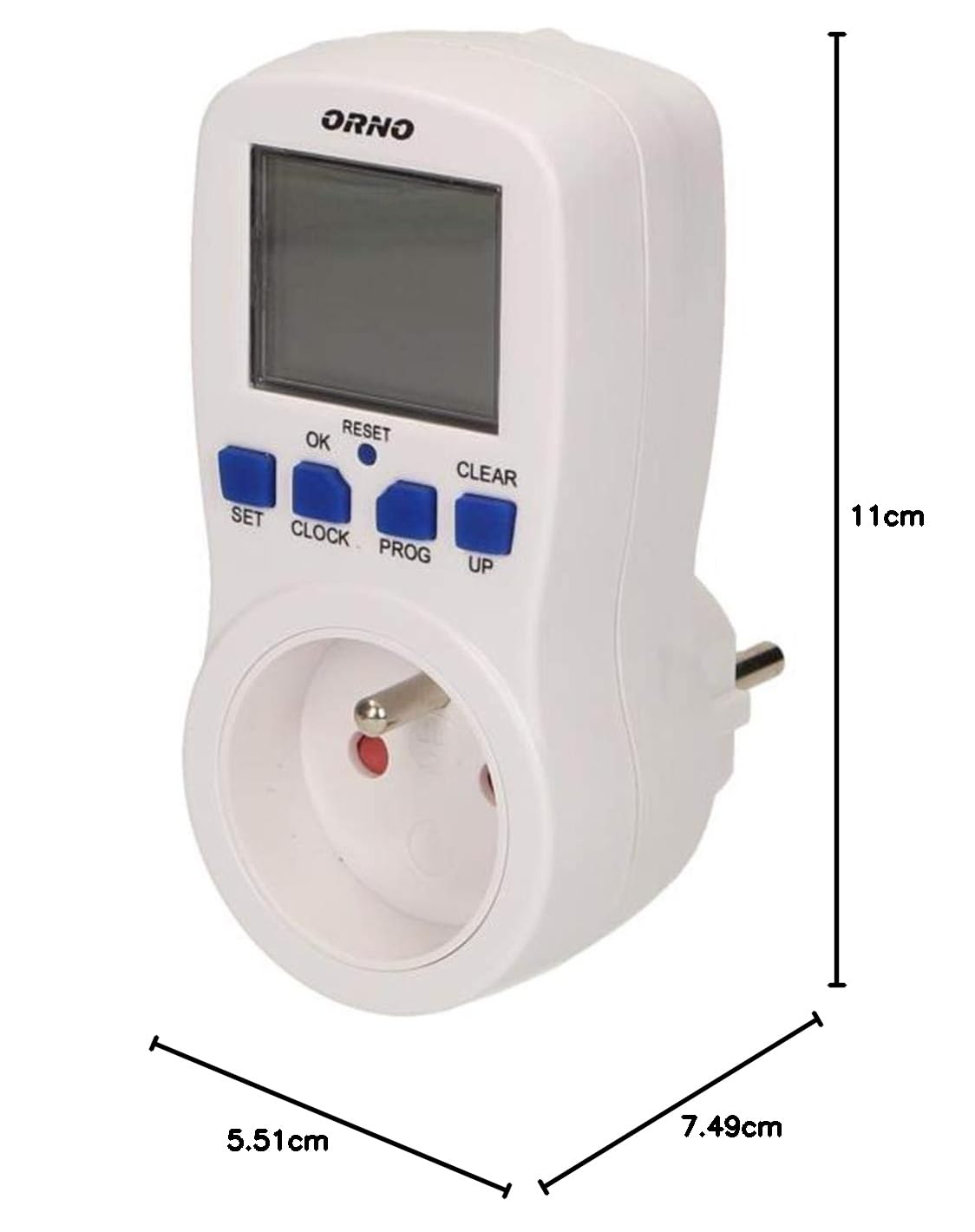 Orno OR-PRE-409 Minuterie numérique avec Fonction minuterie programmable et Fonction aléatoire