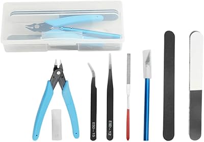 Metal Model Tools, Metal DIY Model Bending Tool Set, 3D Metal Puzzle Assembly Tools Include 8 Piece Tool Kit, Great Assistant for 3D Metal Jigsaw Puzzles Assembly by Metal-Time.