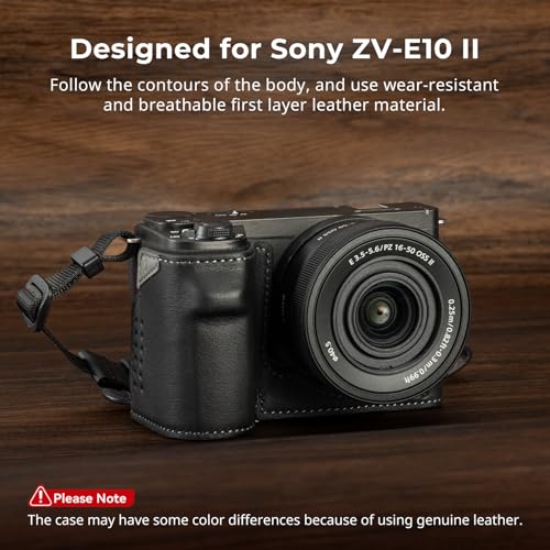 Funda de piel para cámara SMALLRIG Sony ZV-E10 II miniatura 2