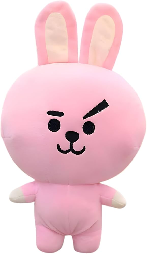 Fun4you BTS Cooky Soft Toy | BT21 Plush Stuffed Doll | Cute Pink
