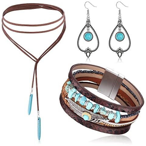 JeweBella Bohemian Turquoise Jewellery Set Cover