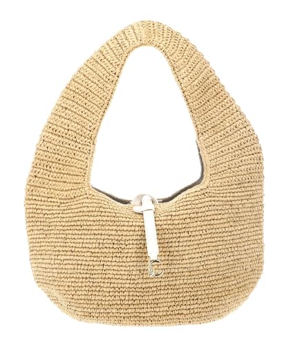 Sac à épaule Coccinelle C-Me en crochet naturel pour vos tenues d'été et sorties à la plage