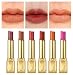 6PCS Matte Lipstick Set Matte Silky Velvet Waterproof Lipstick Lasting Non-stick Cup Lipstick (#(01-06))