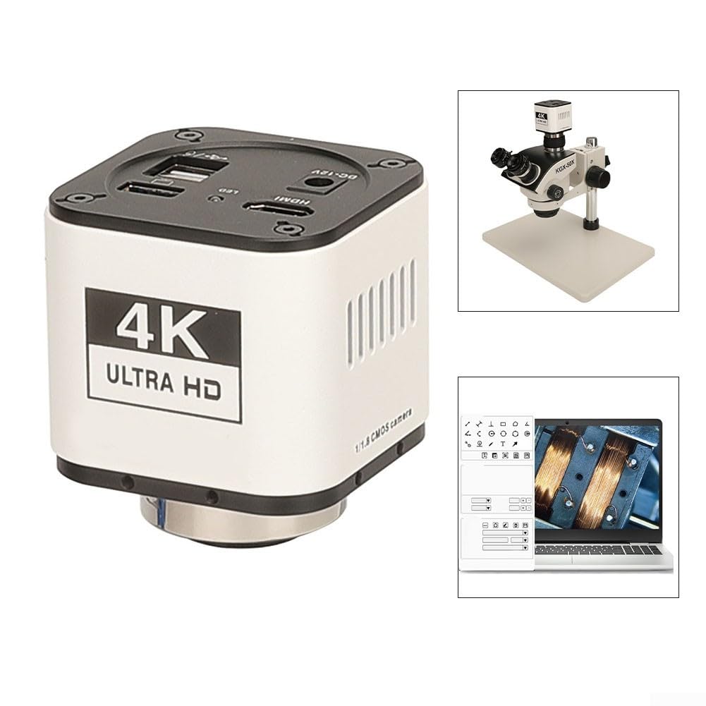 Cámara industrial del microscopio de 4K UHD con salida dual del USB, alcance de Digitaces del sensor 30fps de IMX678 para la detección del PWB