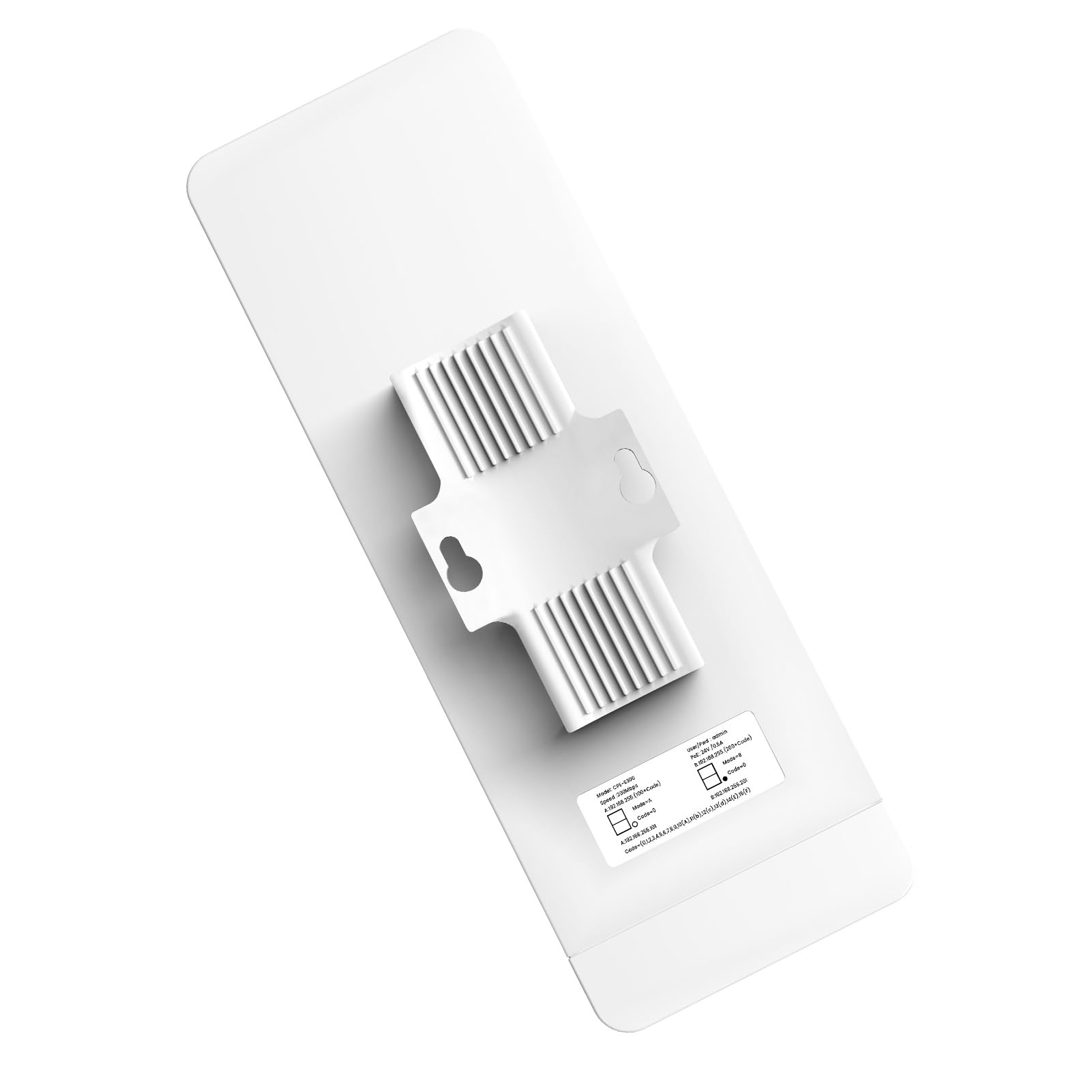 Cuifati Pont WiFi Extérieur 5 GHz, Pont Ethernet sans Fil Longue Portée 5 Km, Point à Point Gigabit, Extension Réseau Double Port 900 Mbps pour Granges, Garages, Fermes (Prise UE)