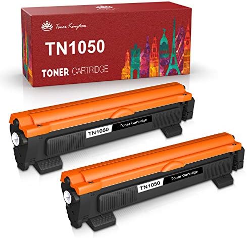 Toner Kingdom Cartuchos de Tóner TN1050 Compatibile para Brother TN-1050  Reemplazo DCP-1610W DCP-1612W HL-1110 HL-1210W HL-1112 HL-1212W DCP-1510 DCP-1512  MFC-1810 MFC-1910W (2 Negro) - PREYCA