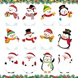 Auzlya 12Pack Haftnotizen Weihnachten,Sticky Notes Weihnachten,Mini Haftnotizen,Selbstklebrige Notizen mit Süßes Weihnachtsmuster,Party Geschenke Bag Fillers,Student Schreibwaren für Weihnachten