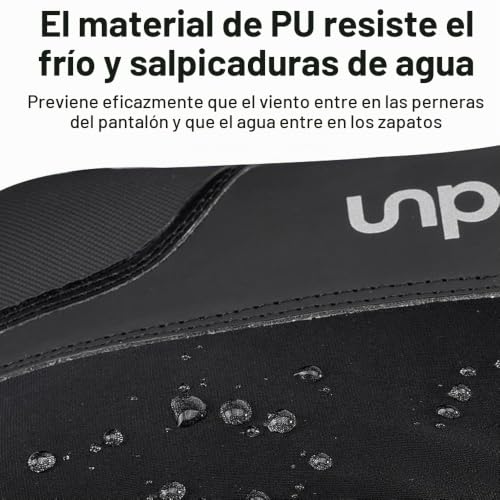 Botas de invierno para bicicleta con nailon cortavientos y detalles reflectantes HUIOP 6