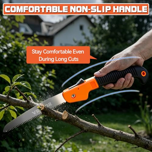 Sierra plegable para poda 7 pulg con protección miniatura 6