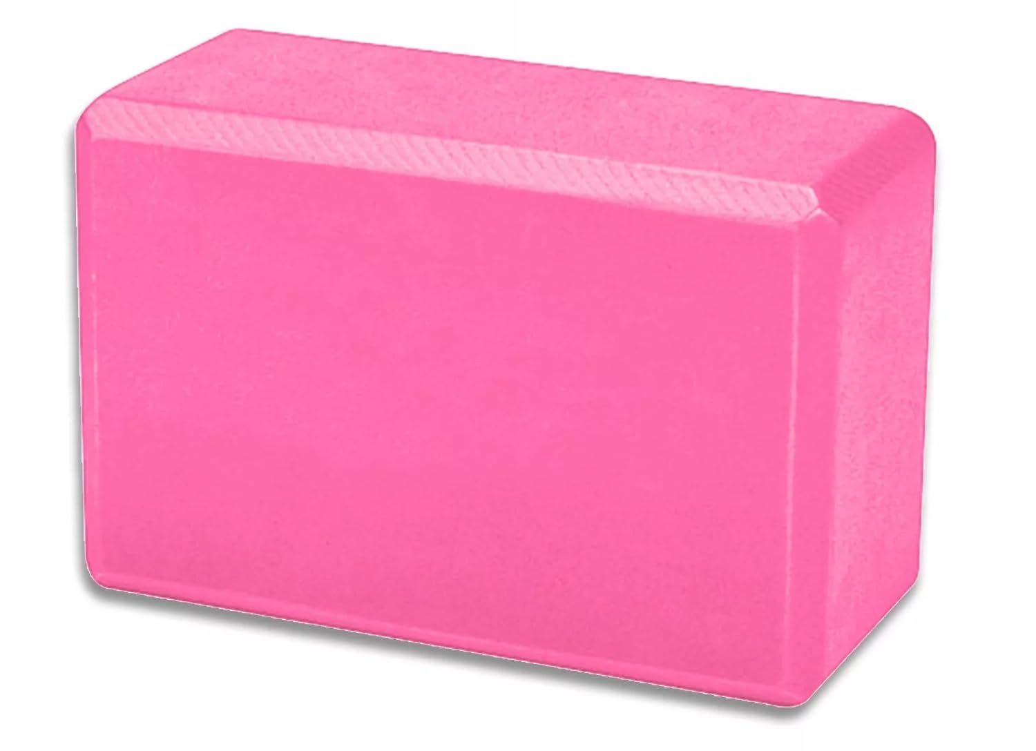 Yoga Block Lightweight EVA Foam High Density Non-Slip Brick Workout Fitness Gym (Pink)
