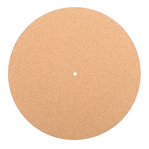 HEMOTON Vinyl Record Mat Turntable Slipmat Cork Record Player Mat Sound Damping