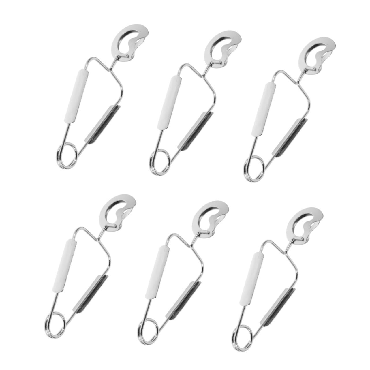 PRETYZOOM 4 Juegos Clip De Comida De Caracola Espátulas Y Pinzas Para Alimentos Accesorios De Charcutería Pinzas Para Servir Paraca Aperitivos Junta Silver Acero Inoxidable 6 Piezas * 4