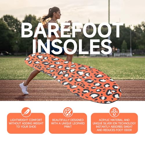 Image of 6 Pair Pack Anti Odor Shoe Insoles Inserts for Shoes Women Comfort Women's No Show Socks Washable Barefoot Shoe Insert Thin Insoles for Women
