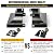 WOWACE Aluminum Alloy Deck Post Base Cover (2"x2" Post 4.5"x4.5" Base), for Handrail, Stair, Deck Railing Post Cover Skirt (1pack-Black)