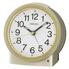 Seiko Sussex II Non Ticking Bedroom Alarm Clock, Gold Seiko Sussex II Non Ticking Bedroom Alarm Clock, Gold product image