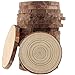 Produktbild YIXNSW 20 Stücke Baumstamm Scheiben mit Rinde Runde Naturholz Baumscheiben Holzscheiben Deko 10-11cm Geeignet für DIY handgemachte Hochzeitsdekorationen Christbaumschmuck runde Stücke