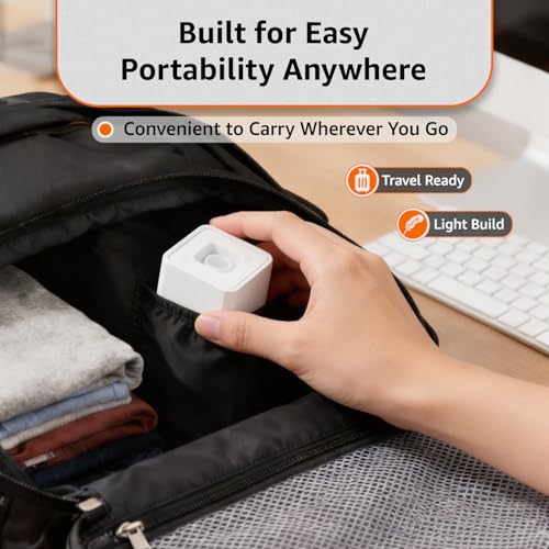 Image of Amazon Basics 32-in-1 Laptop & Screen Cleaning Kit with SD Card Slot | Multi-Device Cleaner for MacBook, iPad, iPhone, DSLR, Earbuds & Keyboards | Portable Electronic Cleaning Tool (White)