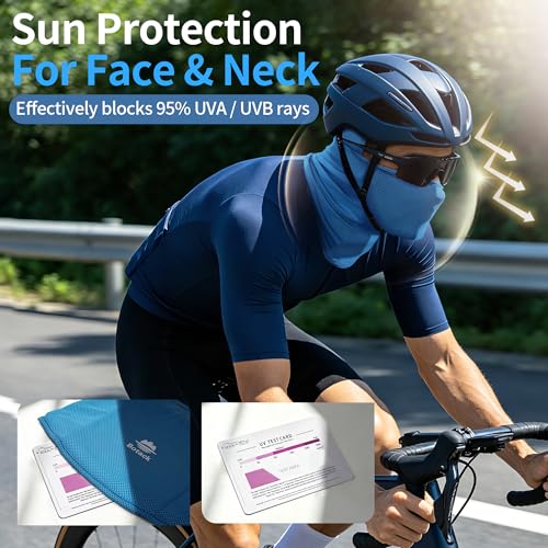 Image of Balaclava Ski Mask, Sun UV Protection Breathable Full Head Face Mask for Men Women Skiing Cycling