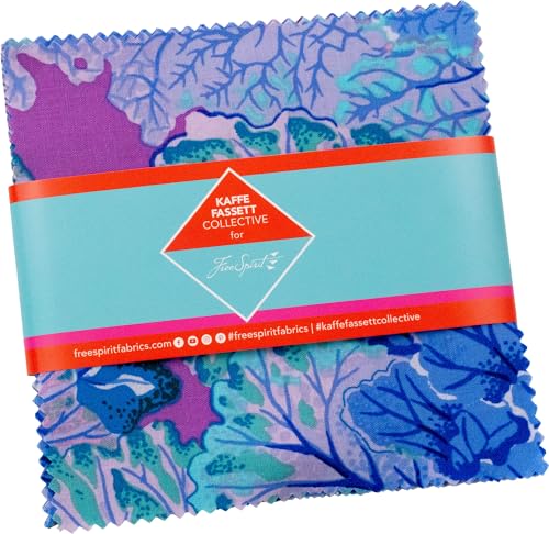 Kaffe Fassett Collective Classics Plus Royal Charm Pack 42 5-inch