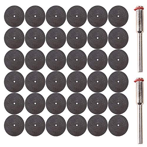 Image of DIY Crafts Pack Of 90 Pcs 2 Mandrel, 2 Mandre Multi, Resin Cutting Disc Kit For Dremel Rotary Hobby Tool Accessories Plus 2 Pcs Man(Pack Of 90 Pcs 2 Mandrel, 2 Mandre Multi)