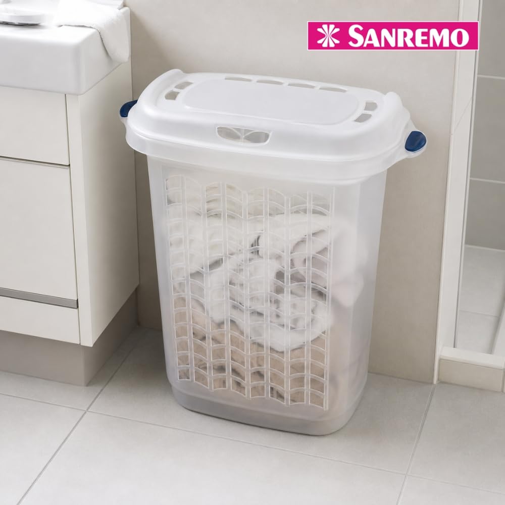 Sanremo - Roupeiro Plástico de 46,4 Litros, Linha Hydrus | Amazon