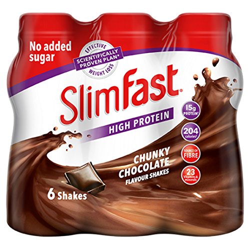 Slimfast Chunky Schokolade Milchshake - 325Ml - Packung mit 6
