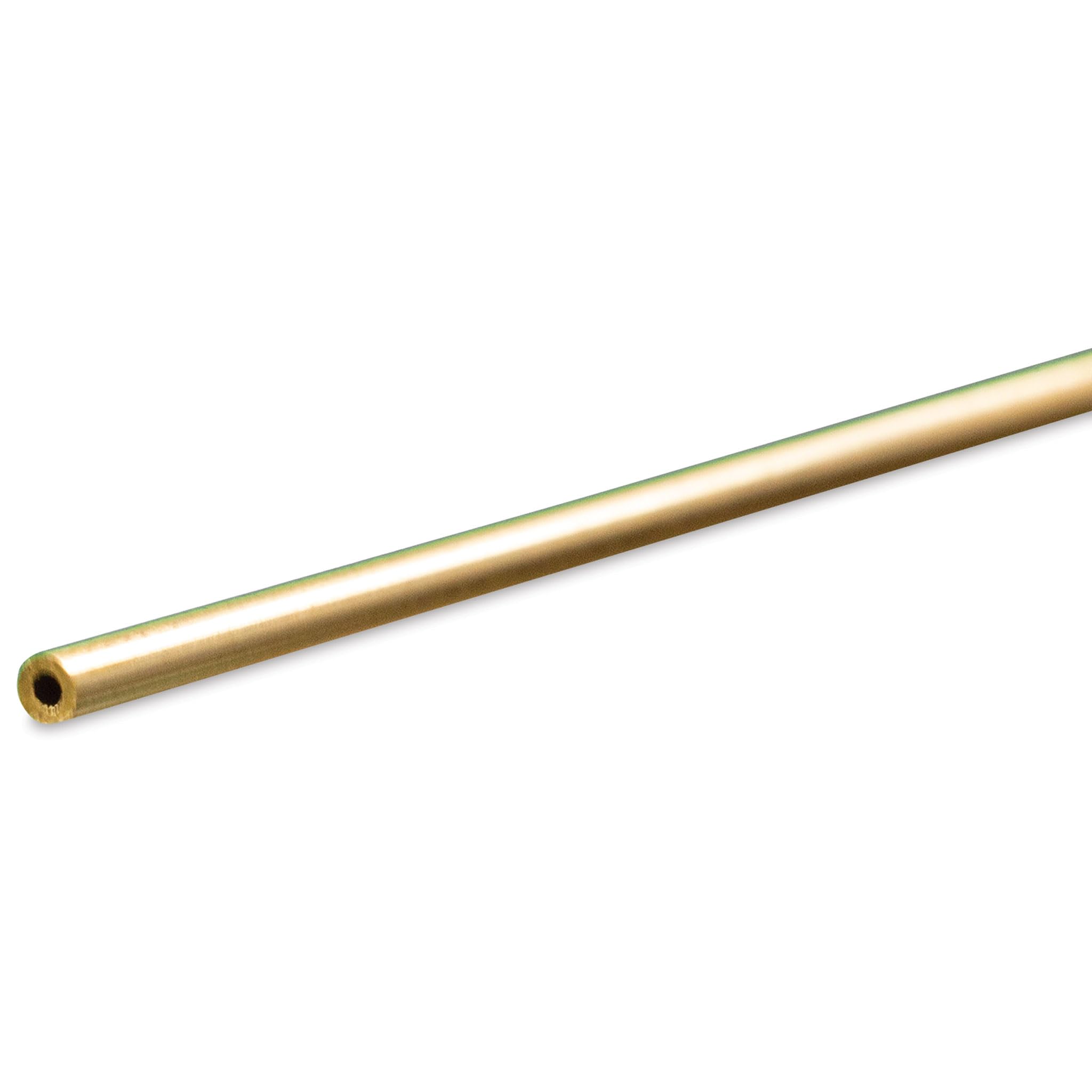 Tube rond en laiton 90 cm anti-corrosion pour réparations rigides et durables