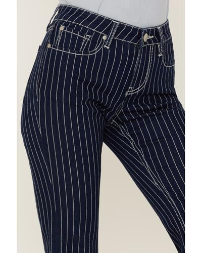 Shyanne Women's Mr. Flare Retro Stripe Jeans - Swsu22j172