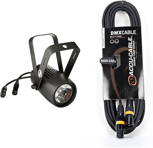 Miniatura 1 de ADJ Products Sabre Spot RGBW LED Lighting & Accu Cable de 25 pies 3 pines verdadero cable dmx clasificado a 110 ohmios de extremo a extremo para