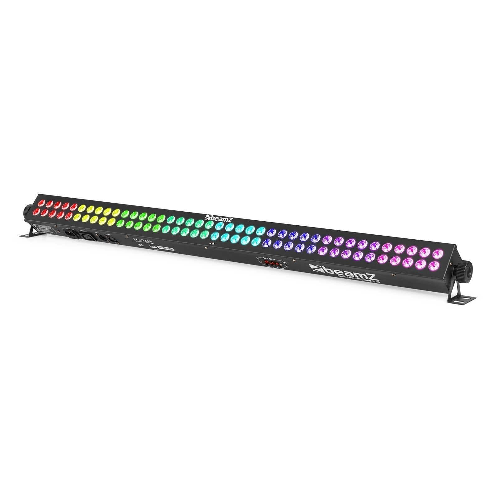 BeamZ LCB803 Wallwasher, Bühnenbeleuchtung, Lichteffekt RGB LED Bar mit 80 3 Watt LEDs in 8 Sektionen