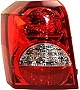 CarLights360: For 2008 2009 2010 2011 2012 Dodge Caliber Tail Light Assembly Driver Side w/Bulbs DOT Certified For CH2800185