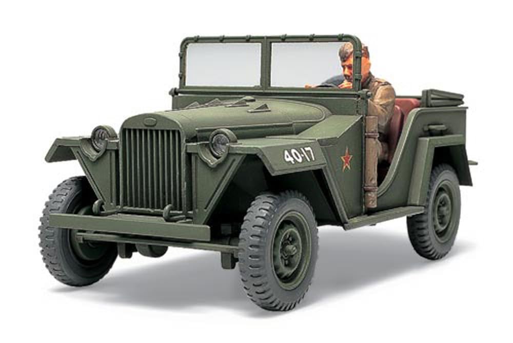 TAMIYA 25212 1:48 IL-2 Shturm. & Fhzg. GAZ-67B - Modellbau, Plastik Bausatz, Hobby, Basteln, Kleben, Modellbausatz, Modell, Zusammenbauen