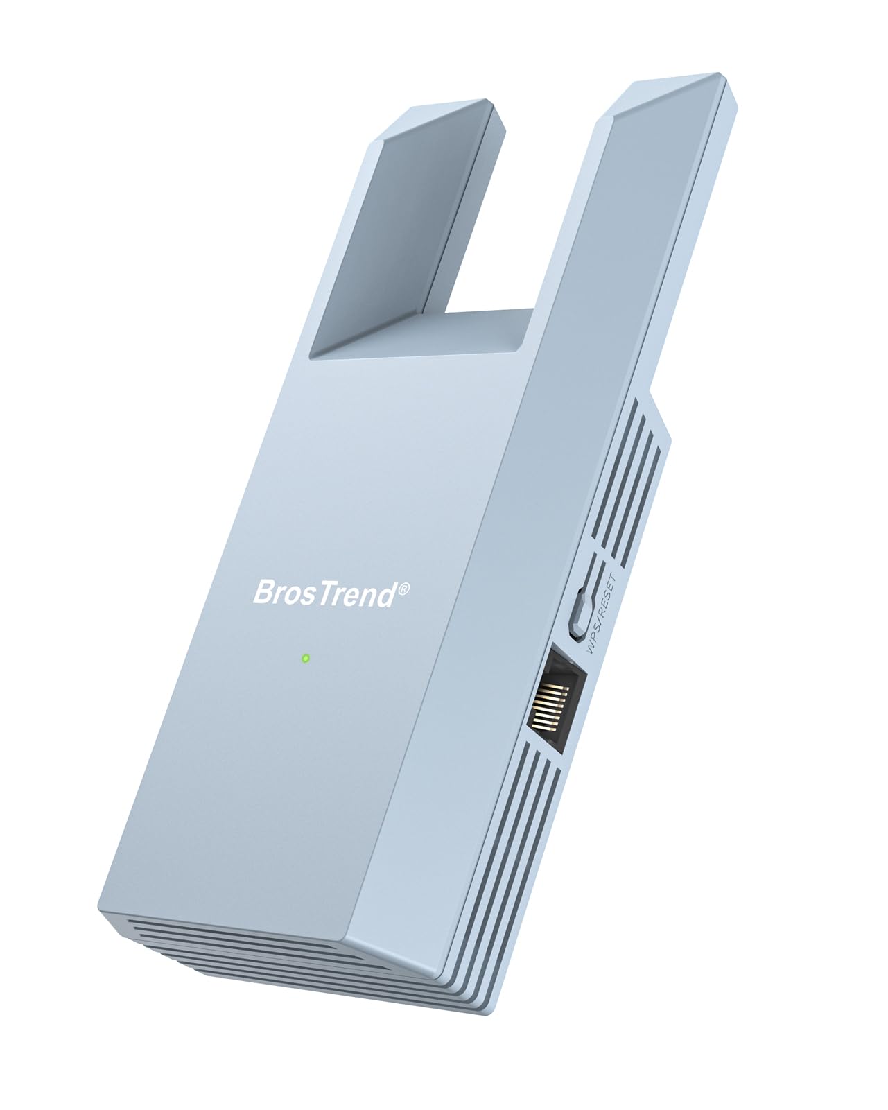BrosTrend N300 Adaptateur WiFi Ethernet avec LAN Port, 2.4GHz 300Mbps Adaptateur WiFi vers RJ45, Pont Wi-FI Ethernet pour Imprimante, Smart TV, PC, Caméra IP, Console de Jeux, PlayStation, Xbox etc.