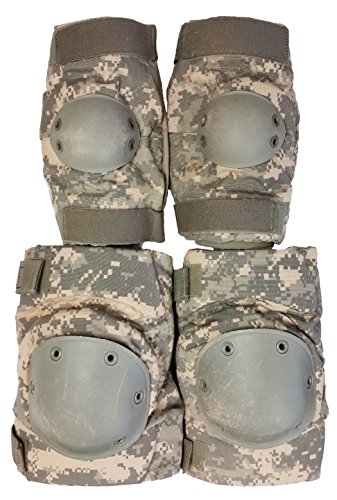 Military Outdoor Clothing 1053-O Previously Issued U.S. G.I. ACU Knee and Elbow Pad Set (Old Style)