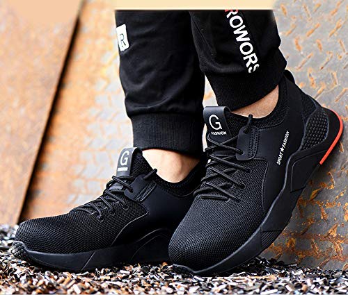 NEUSOP Veiligheidsschoenen Heren Dames Werkschoenen Veiligheid Staal Teen Cap WerkSchoenen Ademende Werkschoenen… - Image 7